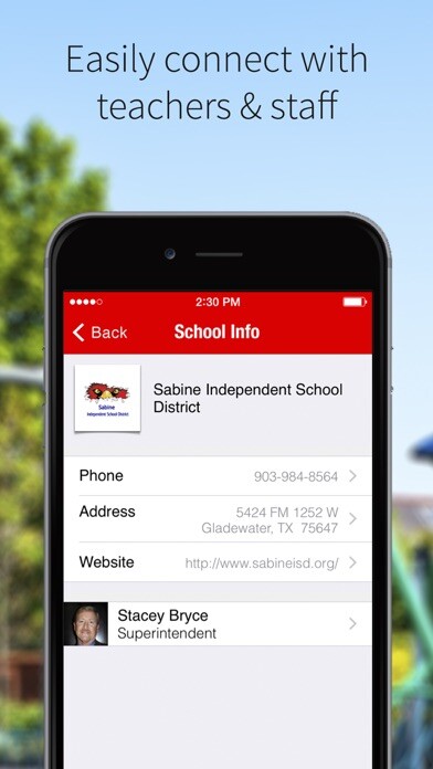 Emulate iPhone app Sabine ISD using MyAndroid Emulate iPhone app Sabine ISD using MyAndroid