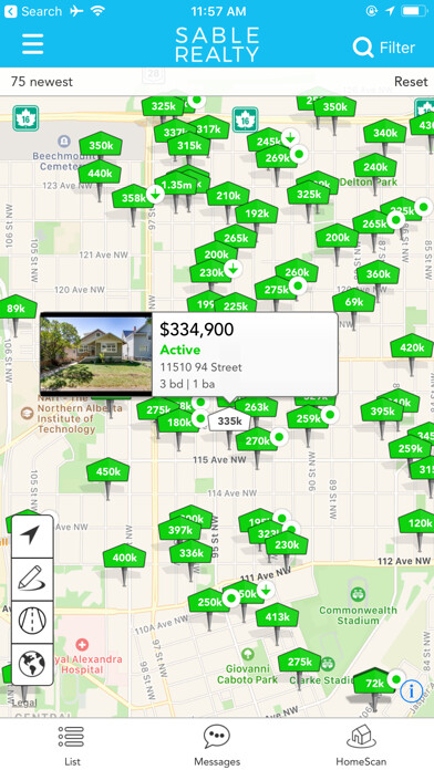 Emulate iPhone app Sable Realty using MyAndroid Emulate iPhone app Sable Realty using MyAndroid