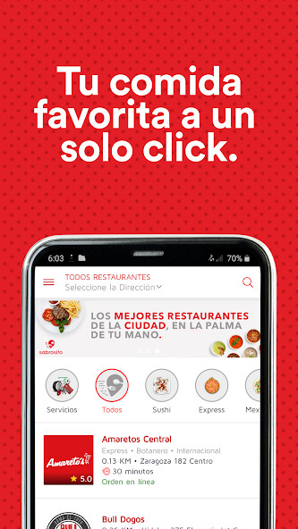 Run android online APK Sabrosito from MyAndroid or emulate Sabrosito using MyAndroid
