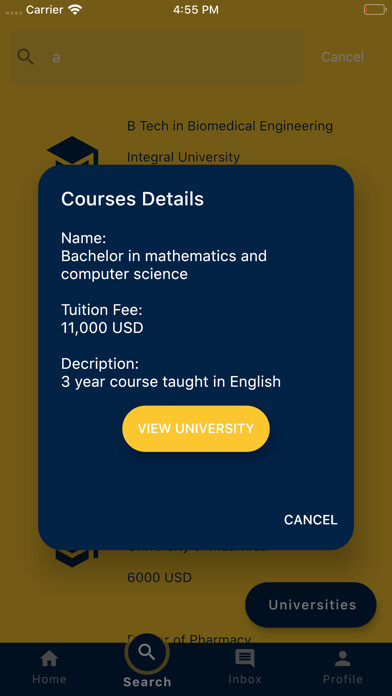 Emulate iPhone app Saca: Study Abroad using MyAndroid Emulate iPhone app Saca: Study Abroad using MyAndroid