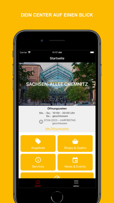 Emulate iPhone app Sachsen-Allee Chemnitz using MyAndroid Emulate iPhone app Sachsen-Allee Chemnitz using MyAndroid