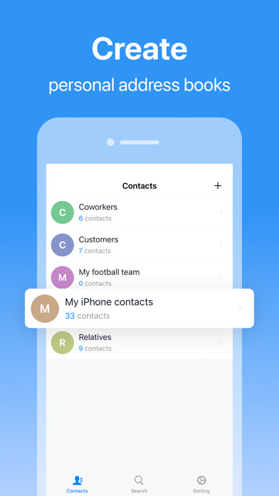 Emulate iPhone app SA Contacts Lite using MyAndroid Emulate iPhone app SA Contacts Lite using MyAndroid