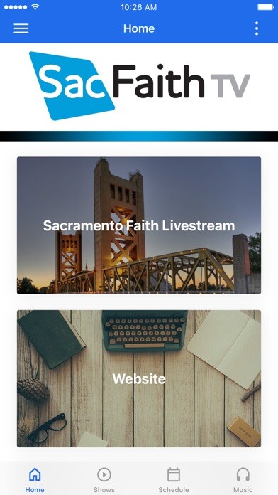 Emulate iPhone app Sacramento Faith TV using MyAndroid Emulate iPhone app Sacramento Faith TV using MyAndroid
