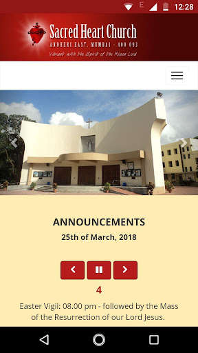 Run android online APK Sacred Heart Church (Andheri, Mumbai) from MyAndroid or emulate Sacred Heart Church (Andheri, Mumbai) using MyAndroid