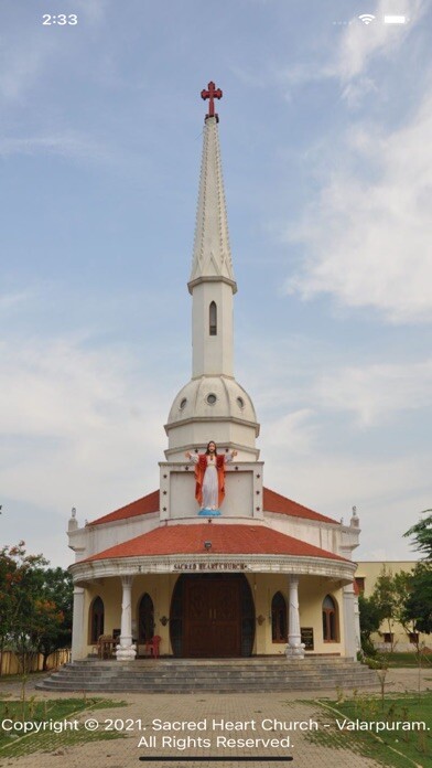 Emulate iPhone app Sacred Heart Church-Valarpuram using MyAndroid Emulate iPhone app Sacred Heart Church-Valarpuram using MyAndroid