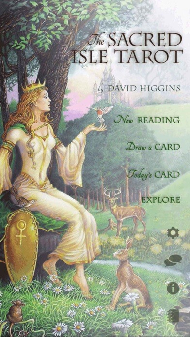 Emulate iPhone app Sacred Isle Tarot using MyAndroid