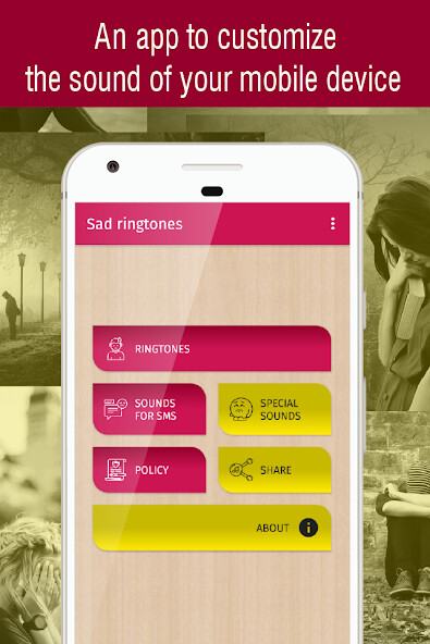 Run android online APK sad ringtones for phone from MyAndroid or emulate sad ringtones for phone using MyAndroid