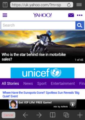 Emulate Android APK Safari Browser