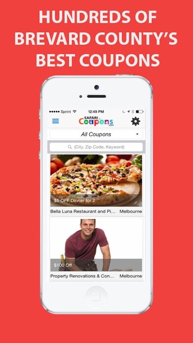 Emulate iPhone app Safari Coupons / Saving Safari using MyAndroid