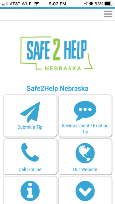 Emulate iPhone app Safe2Help Nebraska using MyAndroid