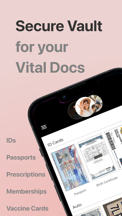 Emulate iPhone app SafeCards: Secure Vault using MyAndroid
