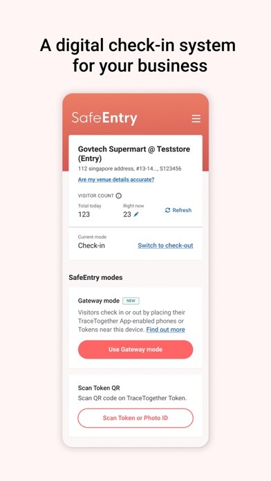 Run android online APK SafeEntry (Business) from MyAndroid or emulate SafeEntry (Business) using MyAndroid