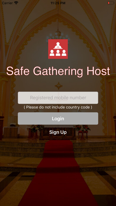 Emulate iPhone app Safe Gathering Host using MyAndroid Emulate iPhone app Safe Gathering Host using MyAndroid