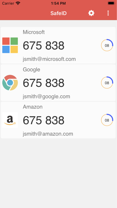 Emulate iPhone app SafeID Authenticator using MyAndroid