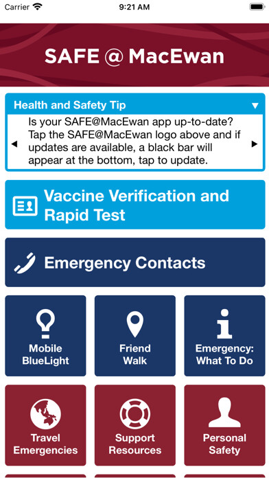 Emulate iPhone app SAFE@MacEwan using MyAndroid Emulate iPhone app SAFE@MacEwan using MyAndroid