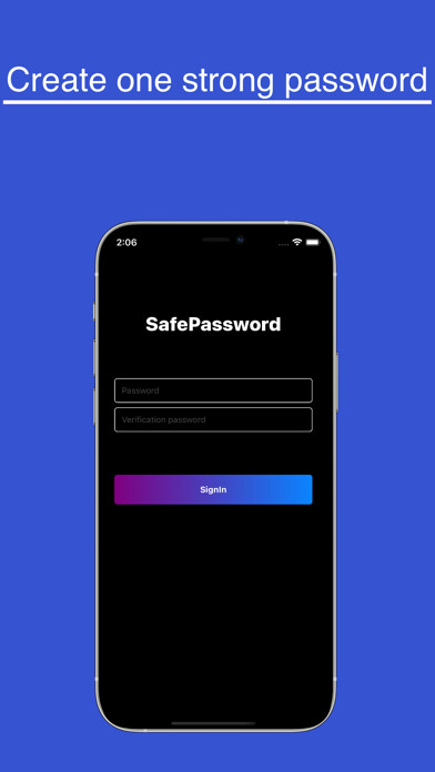 Emulate iPhone app SafePass: Password manager using MyAndroid Emulate iPhone app SafePass: Password manager using MyAndroid