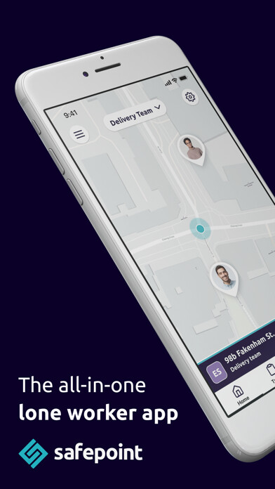 Emulate iPhone app Safepoint: Lone Worker Safety using MyAndroid