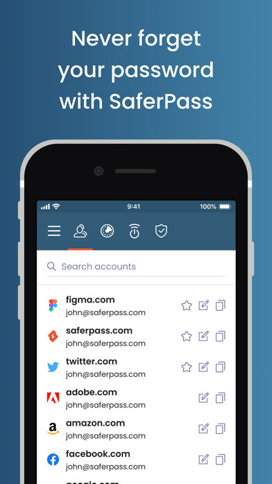 Emulate iPhone app SaferPass using MyAndroid