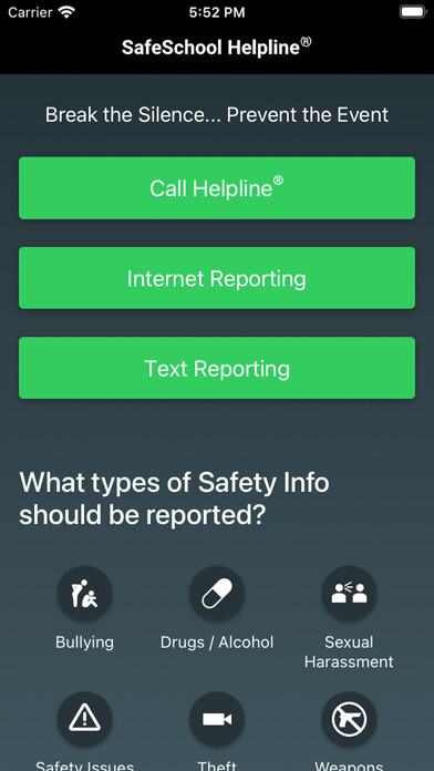 Emulate iPhone app Safe School Helpline using MyAndroid Emulate iPhone app Safe School Helpline using MyAndroid