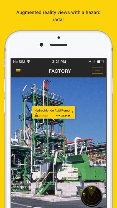 Emulate iPhone app Safety Compass using MyAndroid