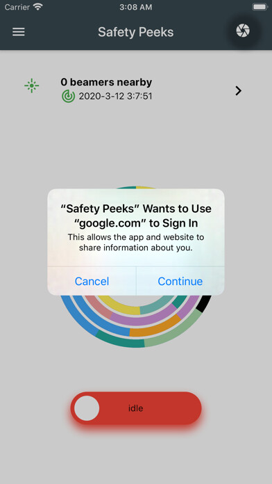 Emulate iPhone app Safety Peeks using MyAndroid