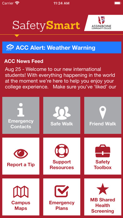 Emulate iPhone app SafetySmart - Assiniboine CC using MyAndroid Emulate iPhone app SafetySmart - Assiniboine CC using MyAndroid