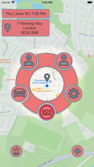 Emulate iPhone app Safety SoS using MyAndroid Emulate iPhone app Safety SoS using MyAndroid
