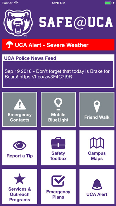 Run android online APK Safe@UCA from MyAndroid or emulate Safe@UCA using MyAndroid Run android online APK Safe@UCA from MyAndroid or emulate Safe@UCA using MyAndroid