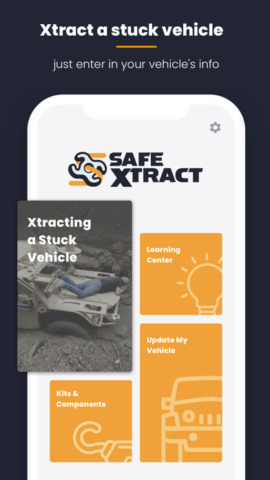 Emulate iPhone app Safe-Xtract Vehicle Recovery using MyAndroid