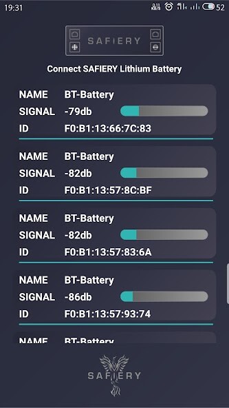 Run android online APK SAFIERY Smart Lithium Battery APP from MyAndroid or emulate SAFIERY Smart Lithium Battery APP using MyAndroid Run android online APK SAFIERY Smart Lithium Battery APP from MyAndroid or emulate SAFIERY Smart Lithium Battery APP using MyAndroid
