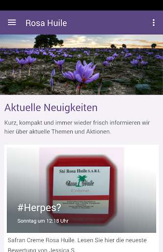 Run android online APK Safran Creme Rosa Huile from MyAndroid or emulate Safran Creme Rosa Huile using MyAndroid