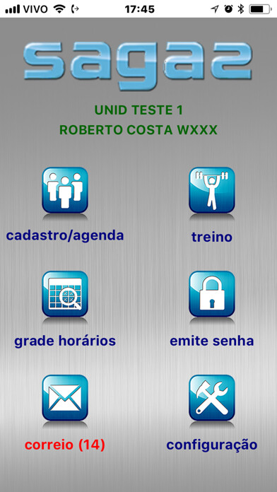 Emulate iPhone app Sagas Aluno using MyAndroid Emulate iPhone app Sagas Aluno using MyAndroid