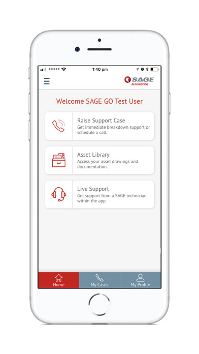Emulate iPhone app SAGE GO (Legacy Version) using MyAndroid