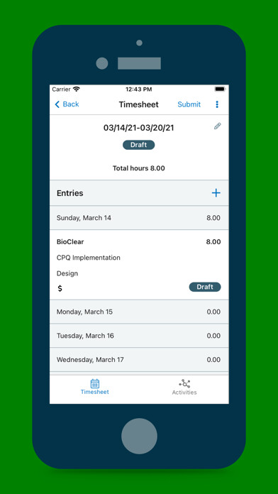 Emulate iPhone app Sage Intelligent Time using MyAndroid Emulate iPhone app Sage Intelligent Time using MyAndroid