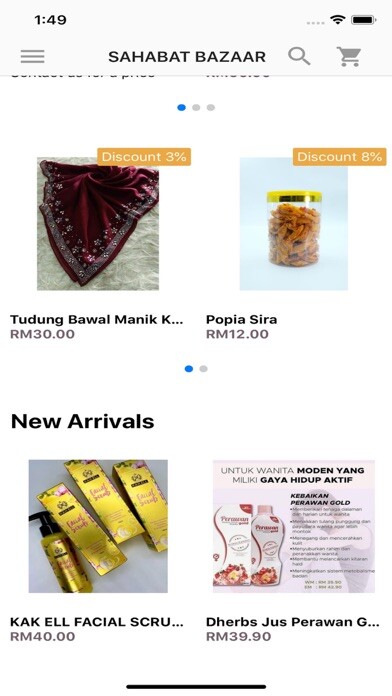 Emulate iPhone app Sahabat Bazaar using MyAndroid Emulate iPhone app Sahabat Bazaar using MyAndroid