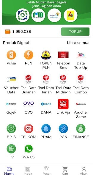 Run android online APK SAHABAT PULSA17 from MyAndroid or emulate SAHABAT PULSA17 using MyAndroid