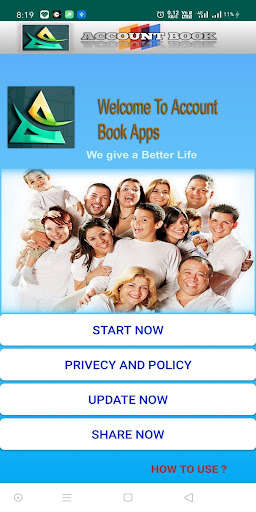 Run android online APK sahara Account book Digital diary from MyAndroid or emulate sahara Account book Digital diary using MyAndroid
