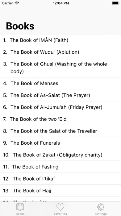 Emulate iPhone app Sahih Muslim Summarized using MyAndroid