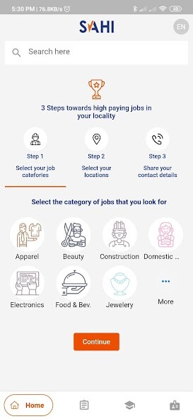 Run android online APK SAHI Learn  Earn from MyAndroid or emulate SAHI Learn  Earn using MyAndroid