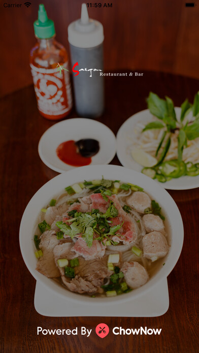 Emulate iPhone app Saigon Restaurant using MyAndroid