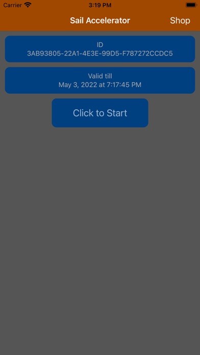 Emulate iPhone app Sail Accelerator using MyAndroid