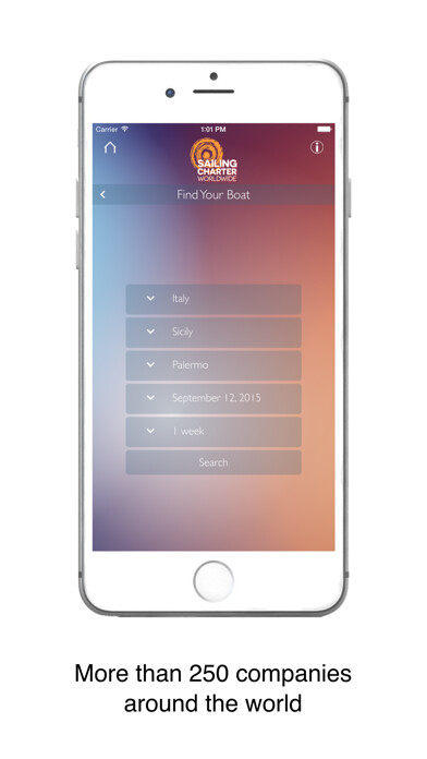 Emulate iPhone app Sailing Charter using MyAndroid Emulate iPhone app Sailing Charter using MyAndroid