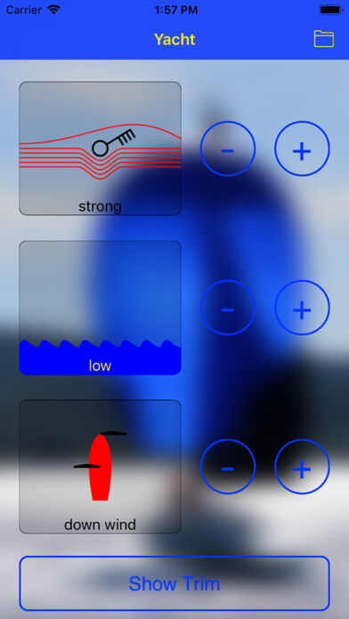 Emulate iPhone app Sailing Trim using MyAndroid Emulate iPhone app Sailing Trim using MyAndroid