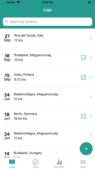 Emulate iPhone app SailLog using MyAndroid