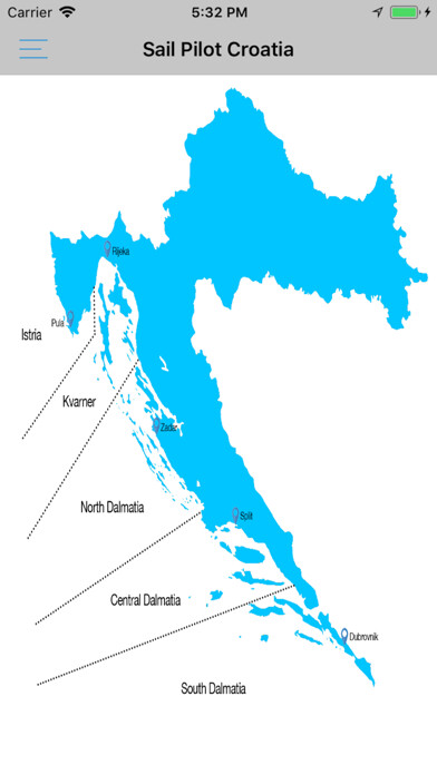 Emulate iPhone app SailPilot Croatia using MyAndroid