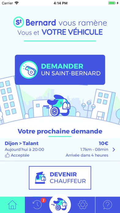 Emulate iPhone app Saint-Bernard using MyAndroid