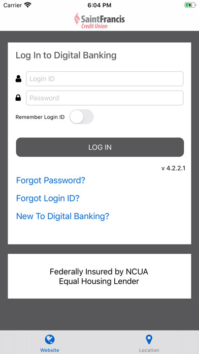 Emulate iPhone app Saint Francis Credit Union using MyAndroid Emulate iPhone app Saint Francis Credit Union using MyAndroid
