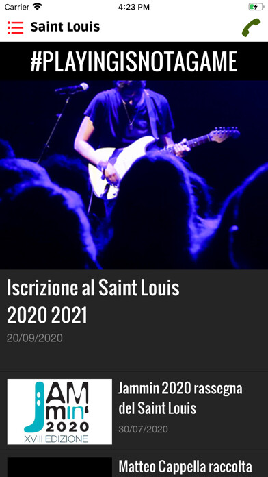 Emulate iPhone app Saint Louis App using MyAndroid