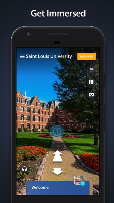 Emulate iPhone app Saint Louis University Tour using MyAndroid Emulate iPhone app Saint Louis University Tour using MyAndroid