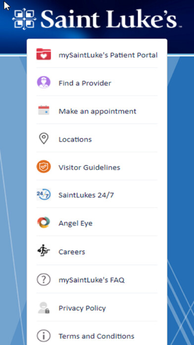 Emulate iPhone app SaintLukesKC using MyAndroid